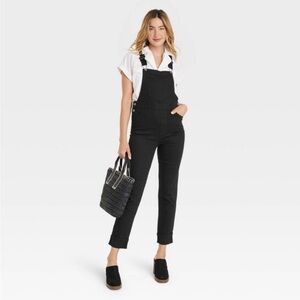 NWOT Universal Thread Black denim Overalls